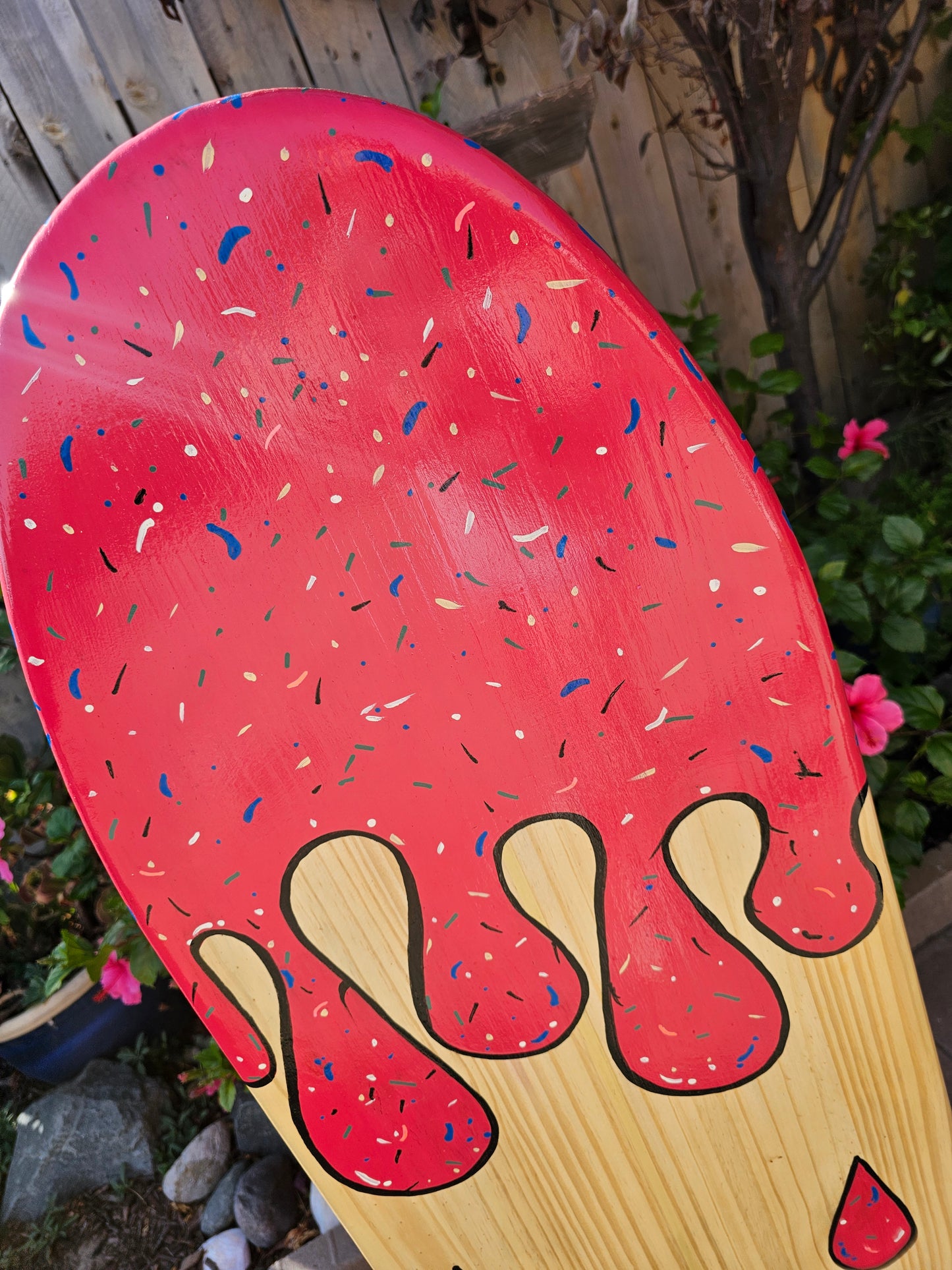 Ice Cream Surfboard Wall Art