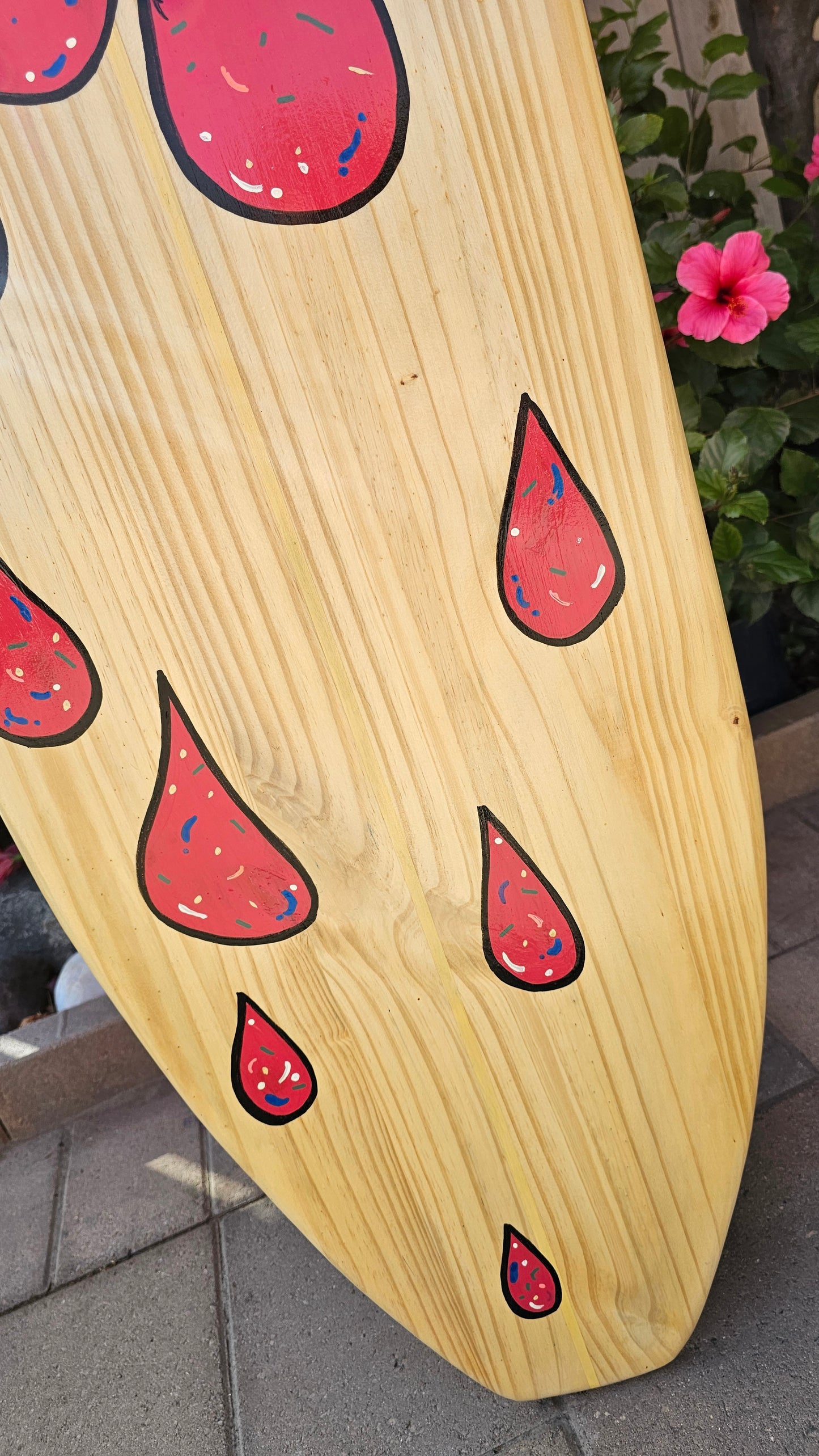 Ice Cream Surfboard Wall Art