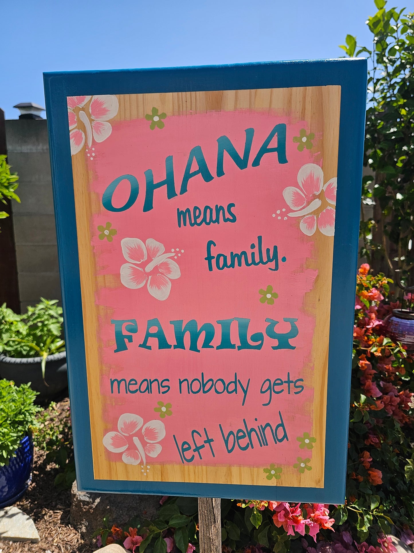Ohana / Family Sign🌸Topical Beach Decor