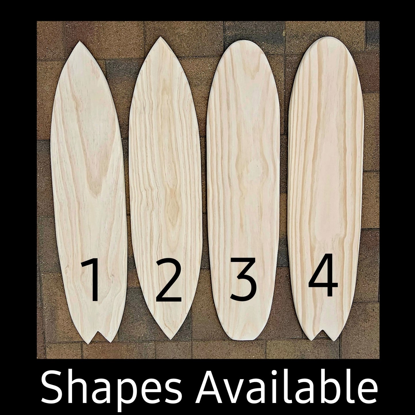 Classic Surfboard Wall Art Decor  4-11