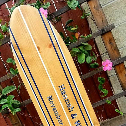 Decorative Wedding Surfboard Guestbook ~ 33W