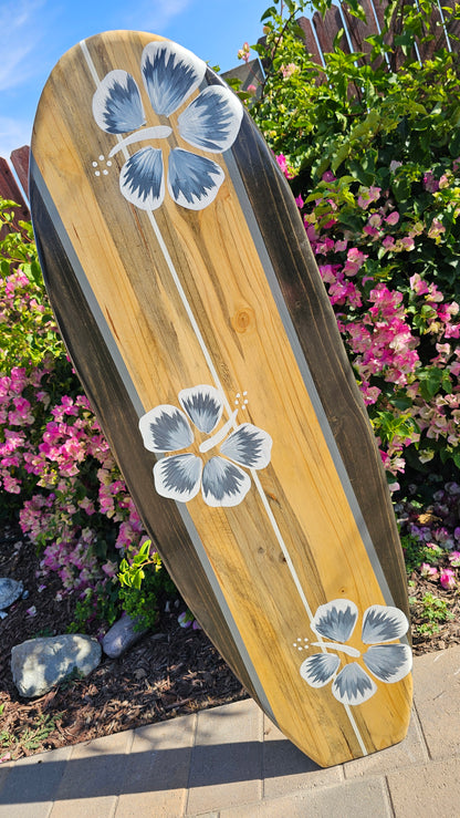 Hibiscus Surfboard Wall Art 4C-155 SOLD