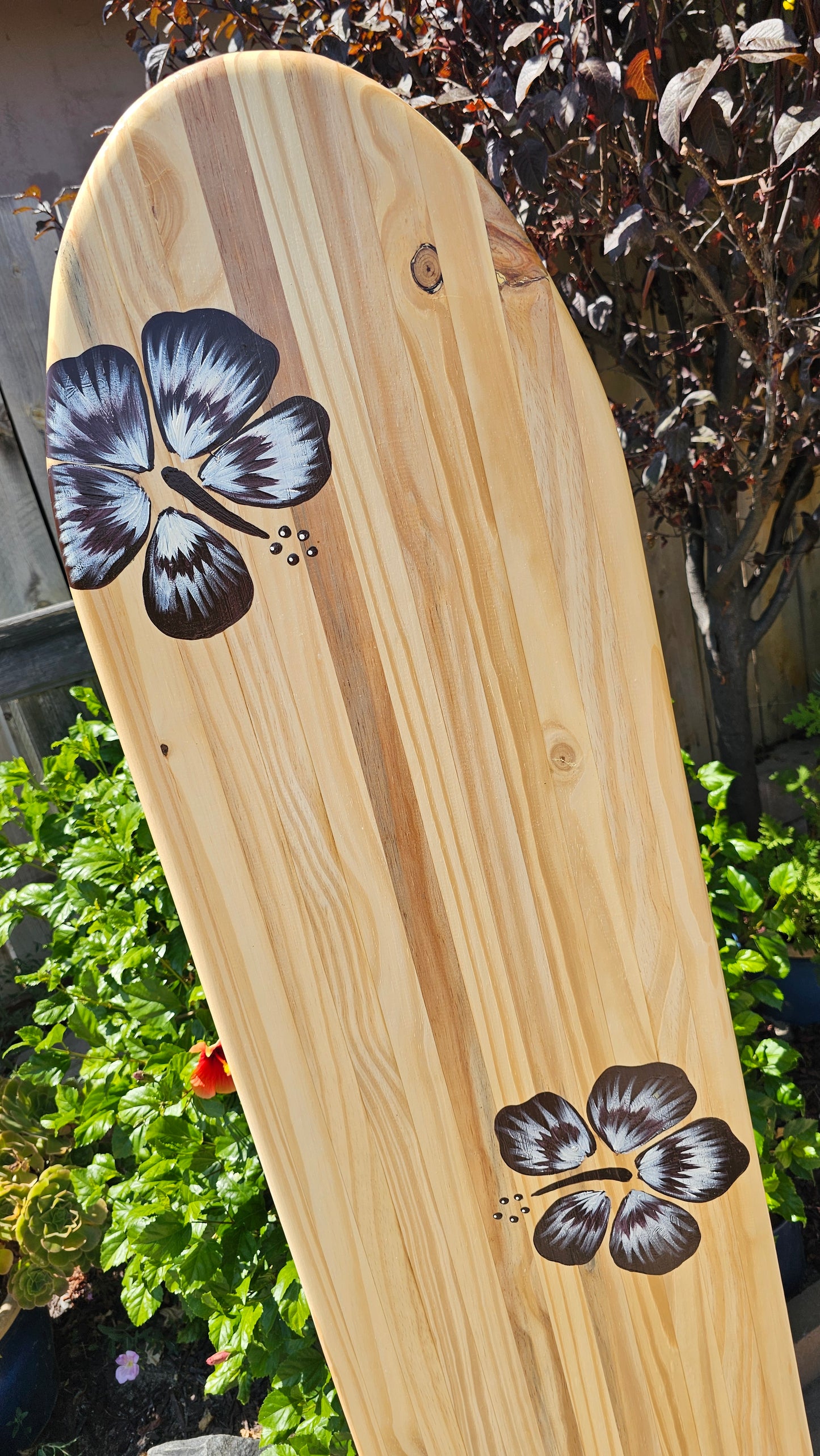 Hibiscus Surfboard Wall Art  ~ 176C