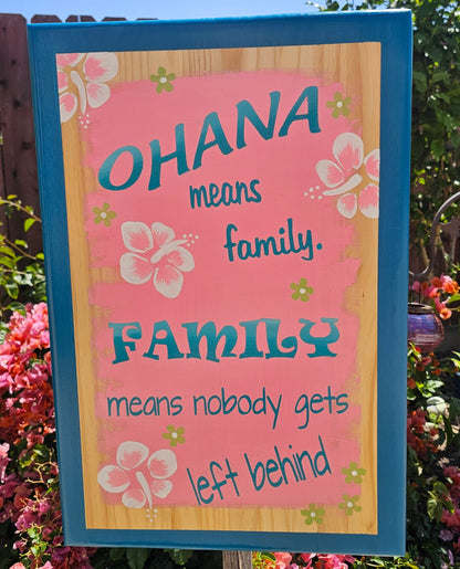 Ohana means family 🌸 Family means nobody left behind.