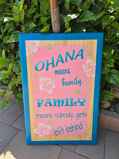 Ohana means family 🌸 Family means nobody left behind.