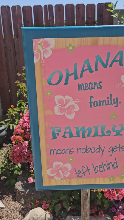 Ohana means family 🌸 Family means nobody left behind.