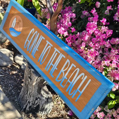 Tropical Surfboard Wall Art |   Gone to the Beach Decor