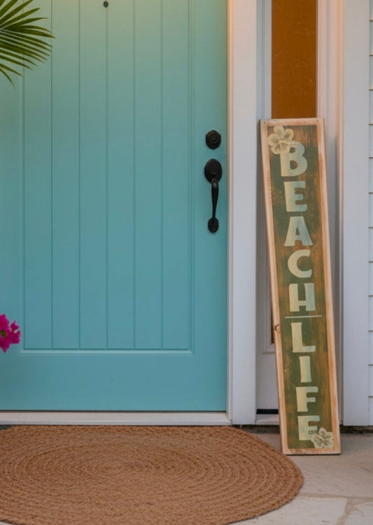 Tropical Surfboard Wall Art | Beach Decor