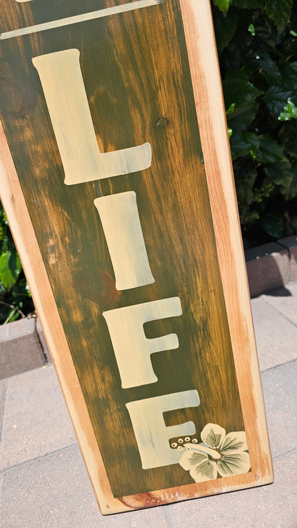 Tropical Surfboard Wall Art | Beach Decor