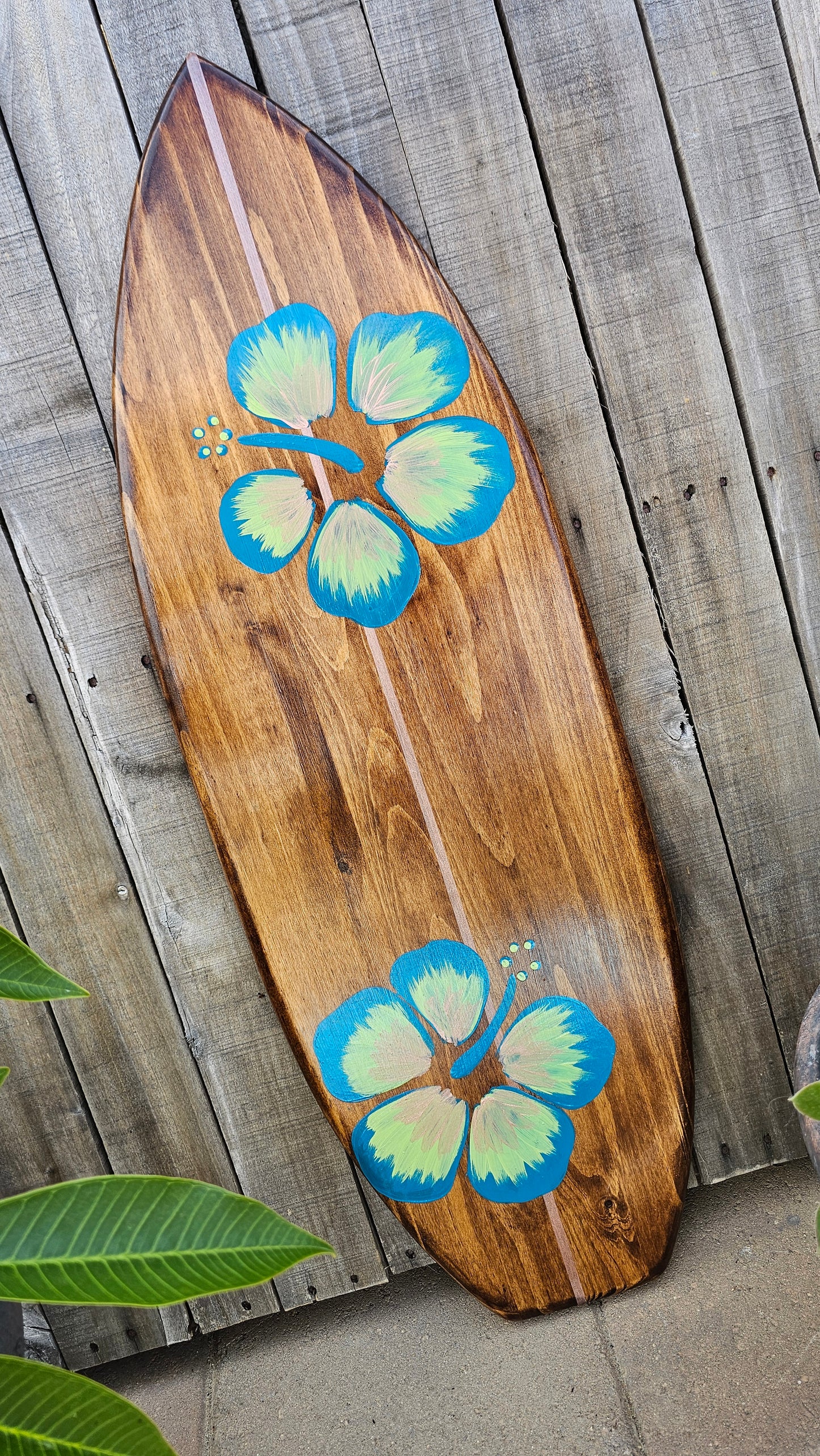 Surfboard wall art | Tropical Beach Decor