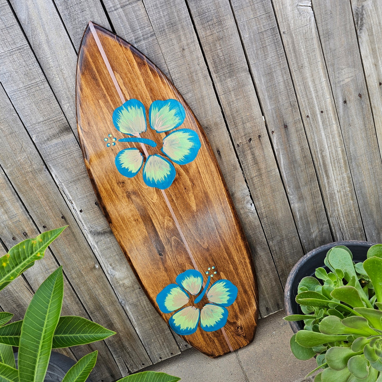 Surfboard wall art | Tropical Beach Decor