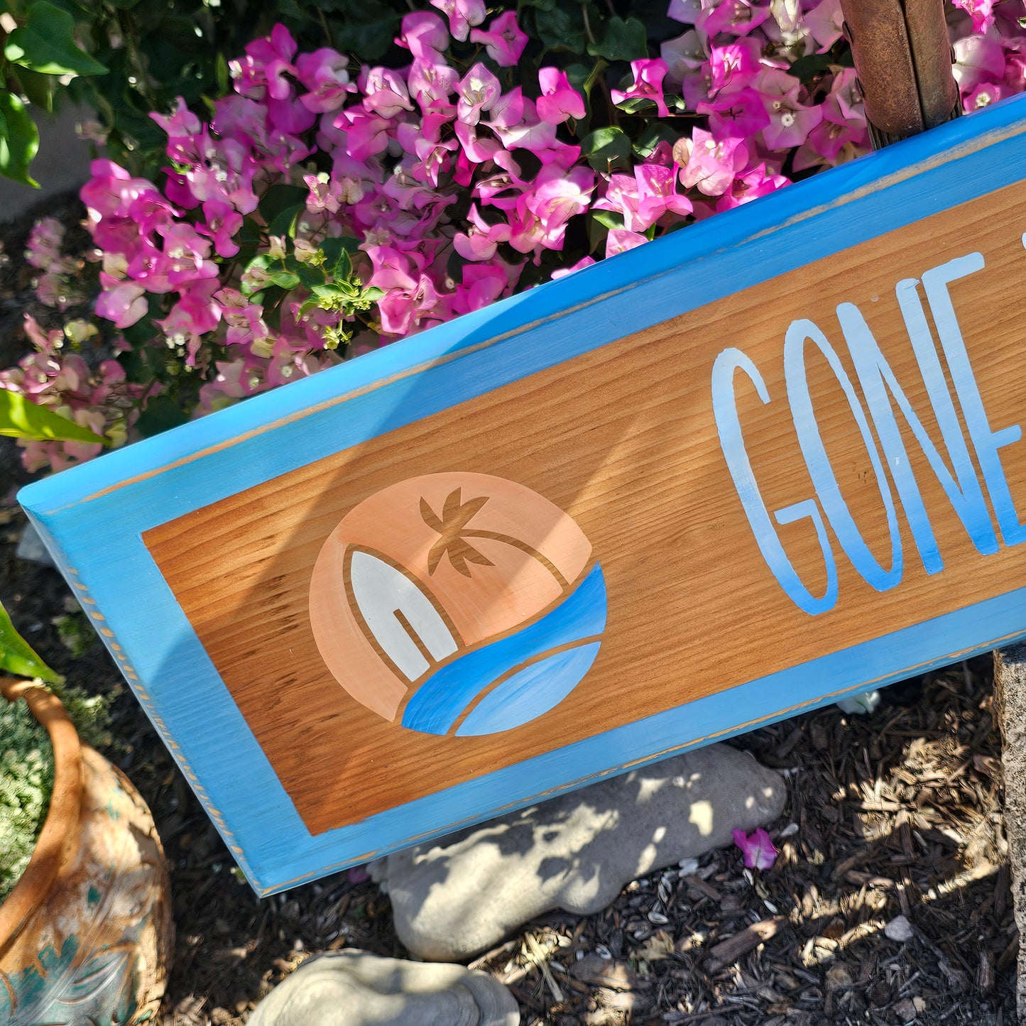 Tropical Surfboard Wall Art |   Gone to the Beach Decor